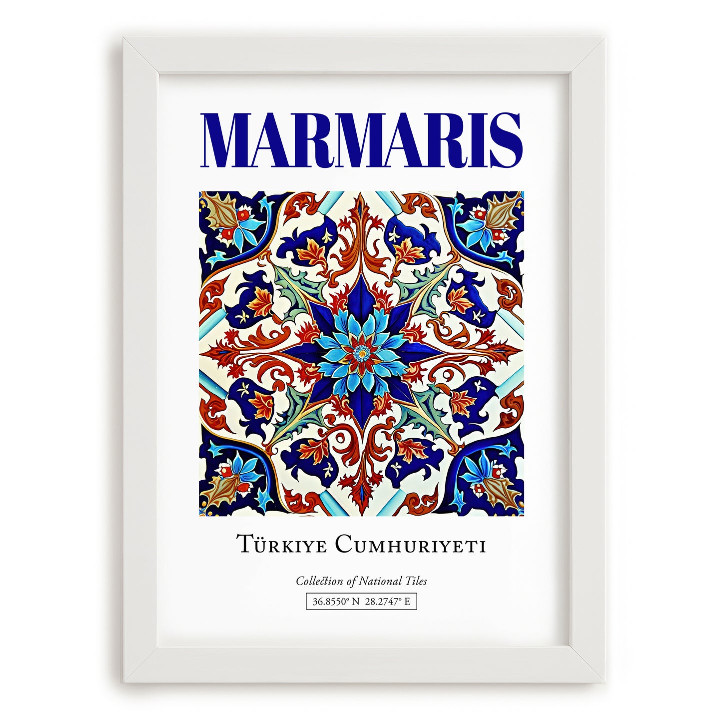 Marmaris, Turkey – Global Wall Art, placed in minimal white frame