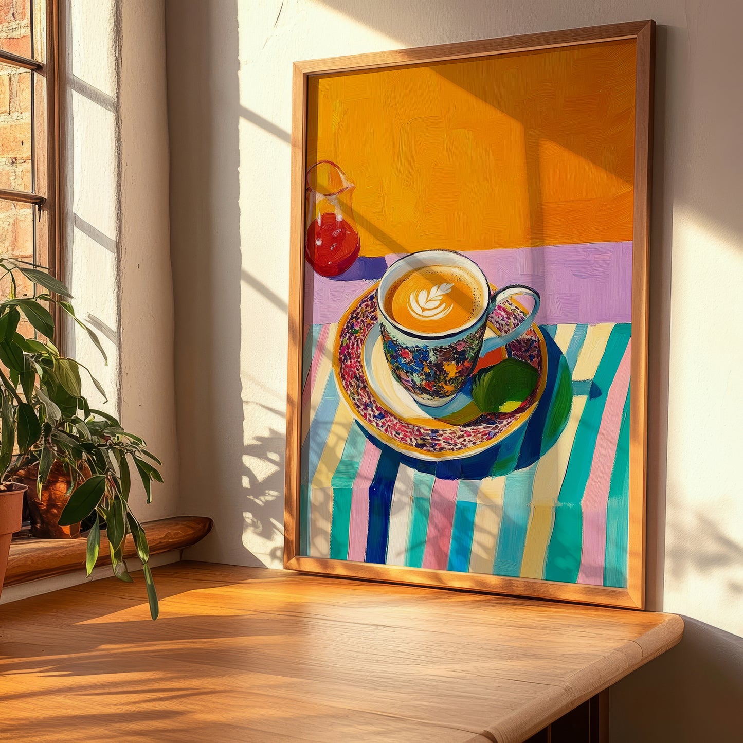 Café Solo – Spanish Coffee, Konditorei Still Life, clean layout with no caption