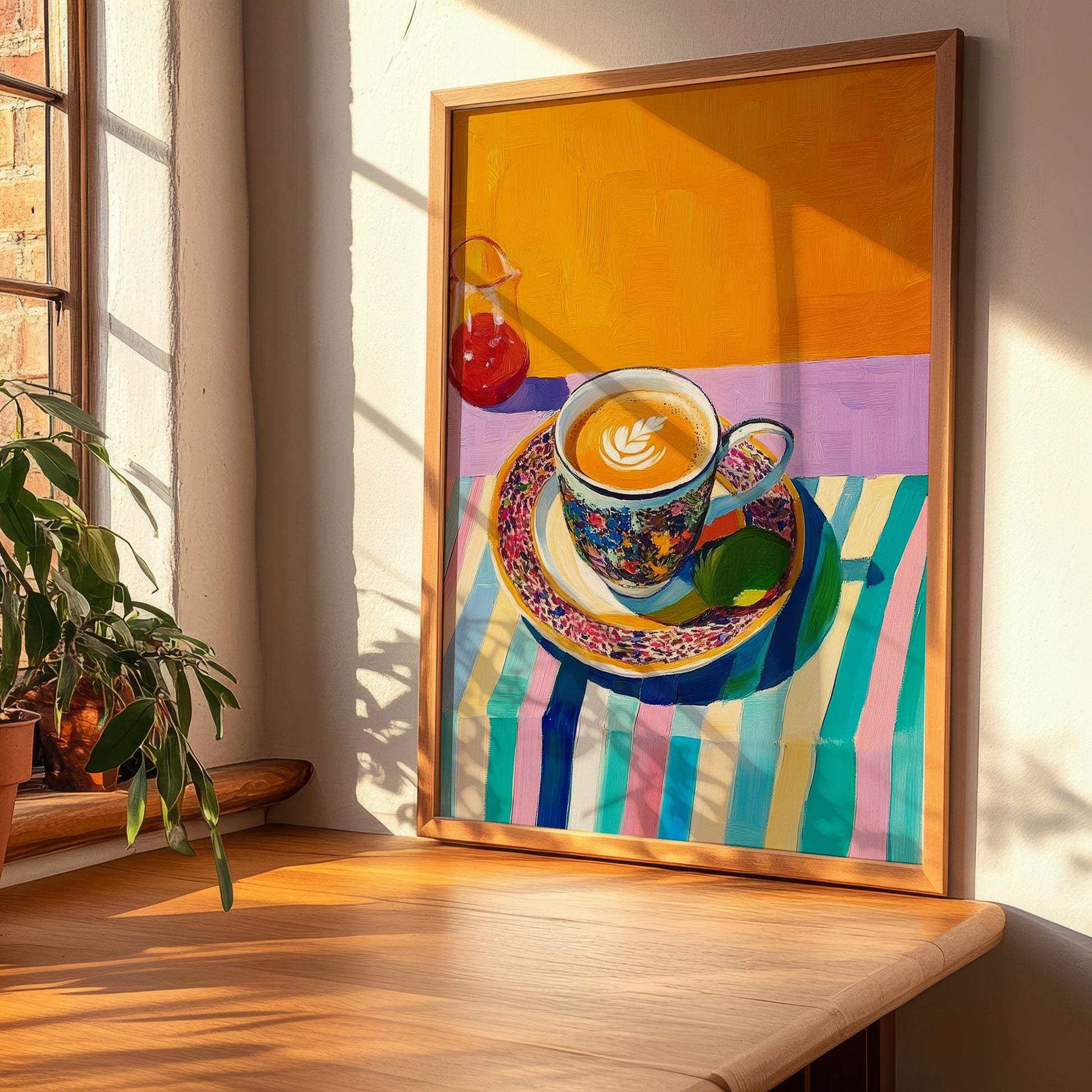 Café Solo – Spanish Coffee, Konditorei Still Life, clean layout with no caption