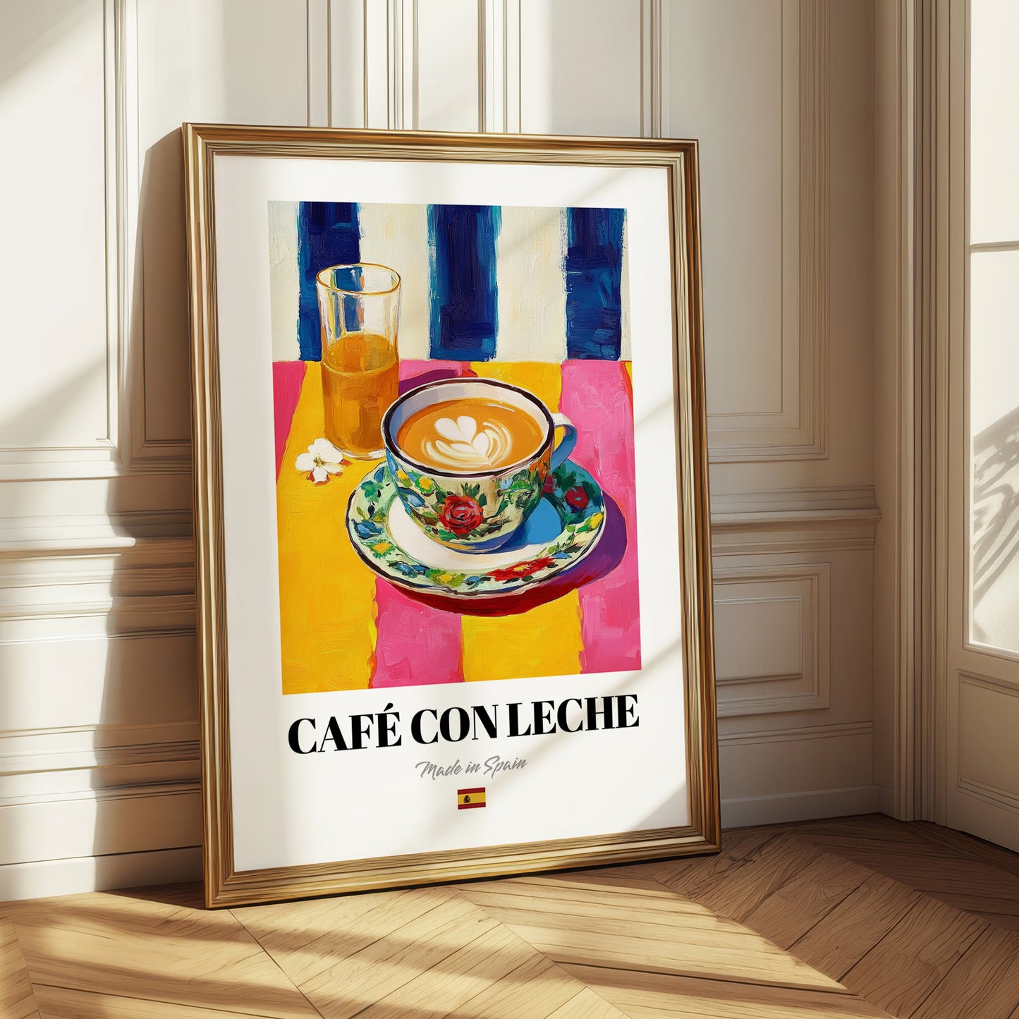 Café con Leche – Spanish Coffee, Café Print