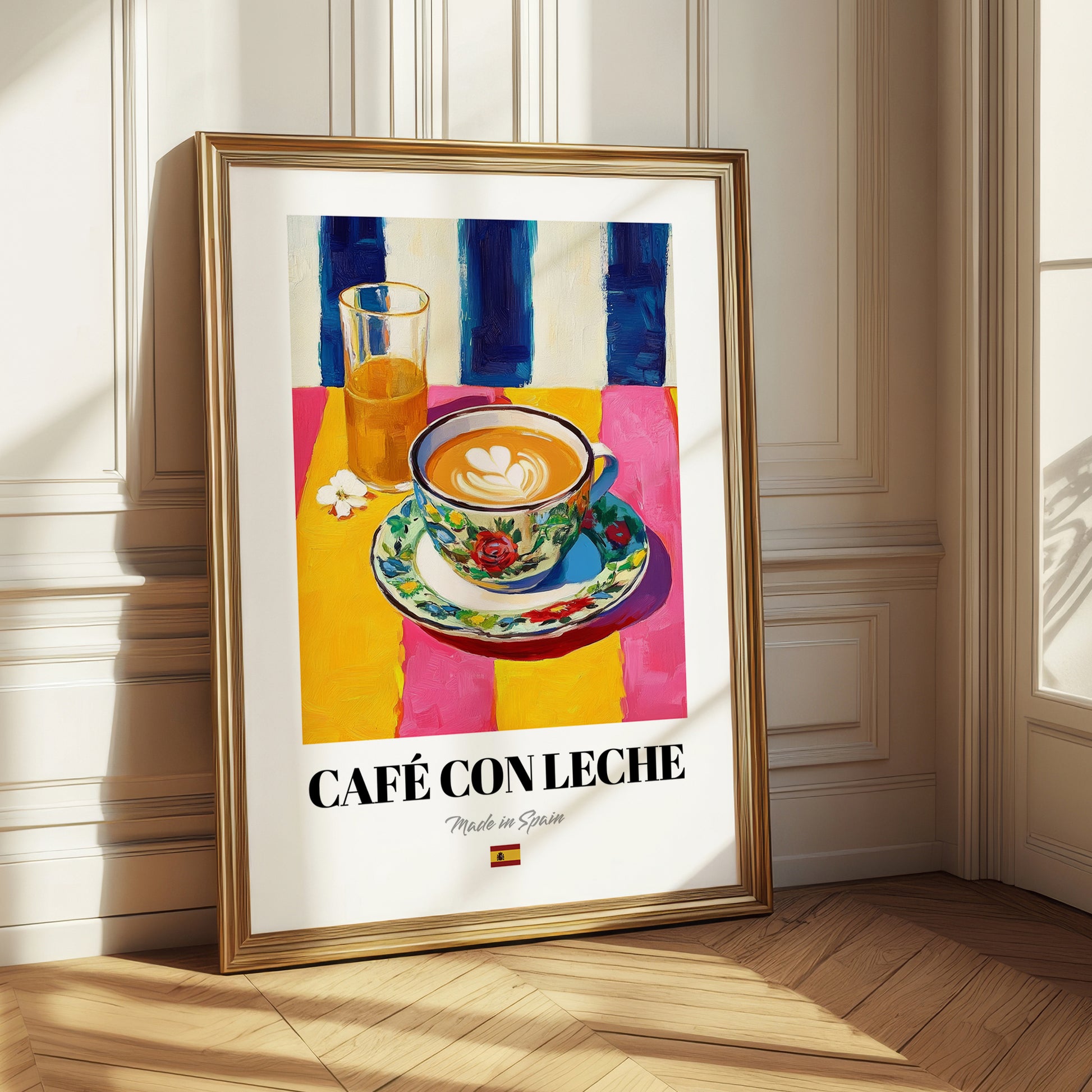Café con Leche – Spanish Coffee, Café Print