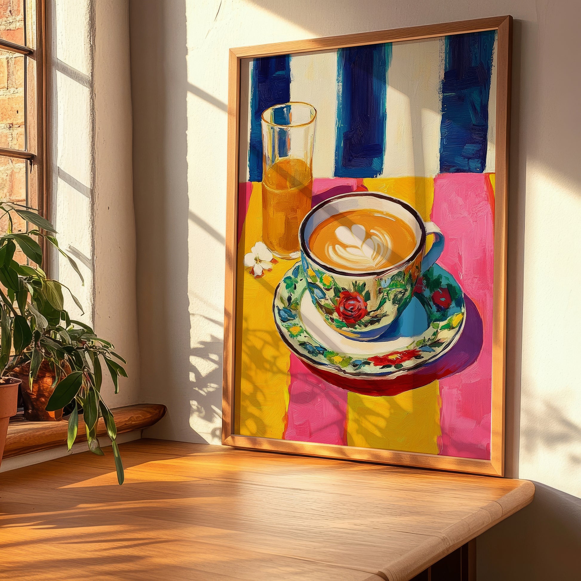 Café con Leche – Spanish Coffee, Café Print, clean layout with no caption