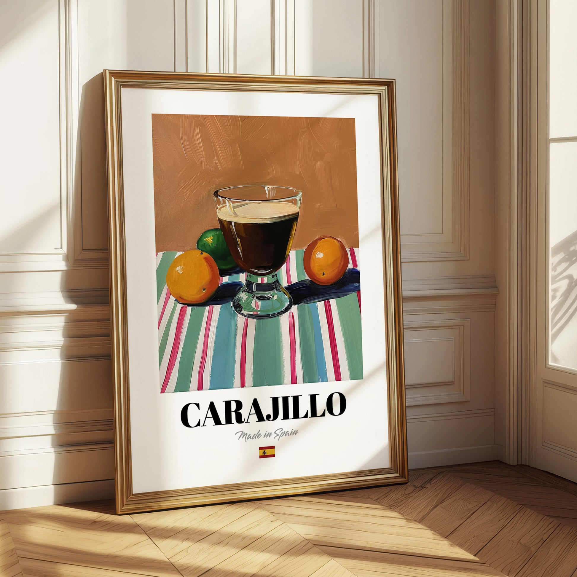 Carajillo – Spanish Coffee, Konditorei Print