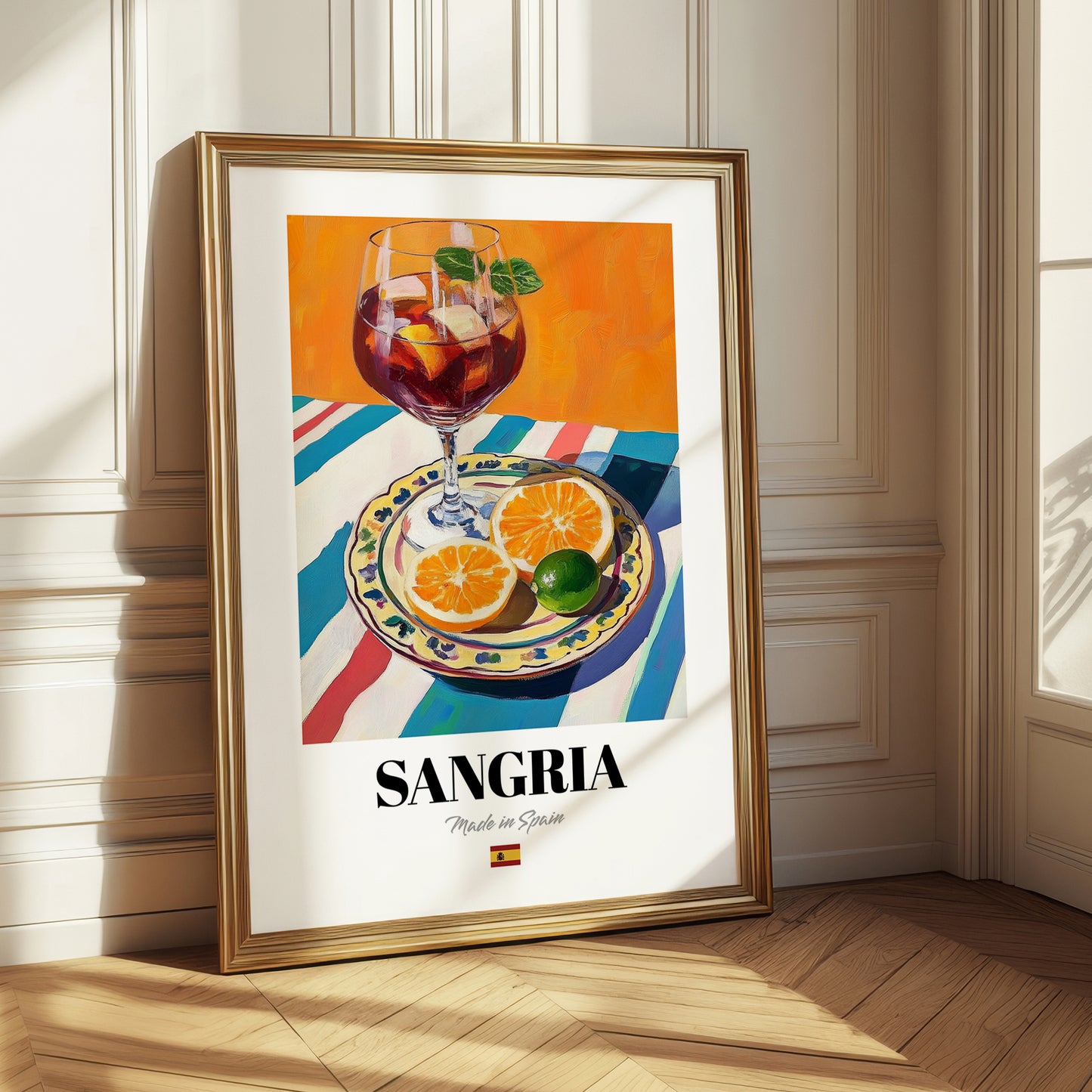 Sangria – Spanish Cocktail Drink, Cocktail Lounge Painting