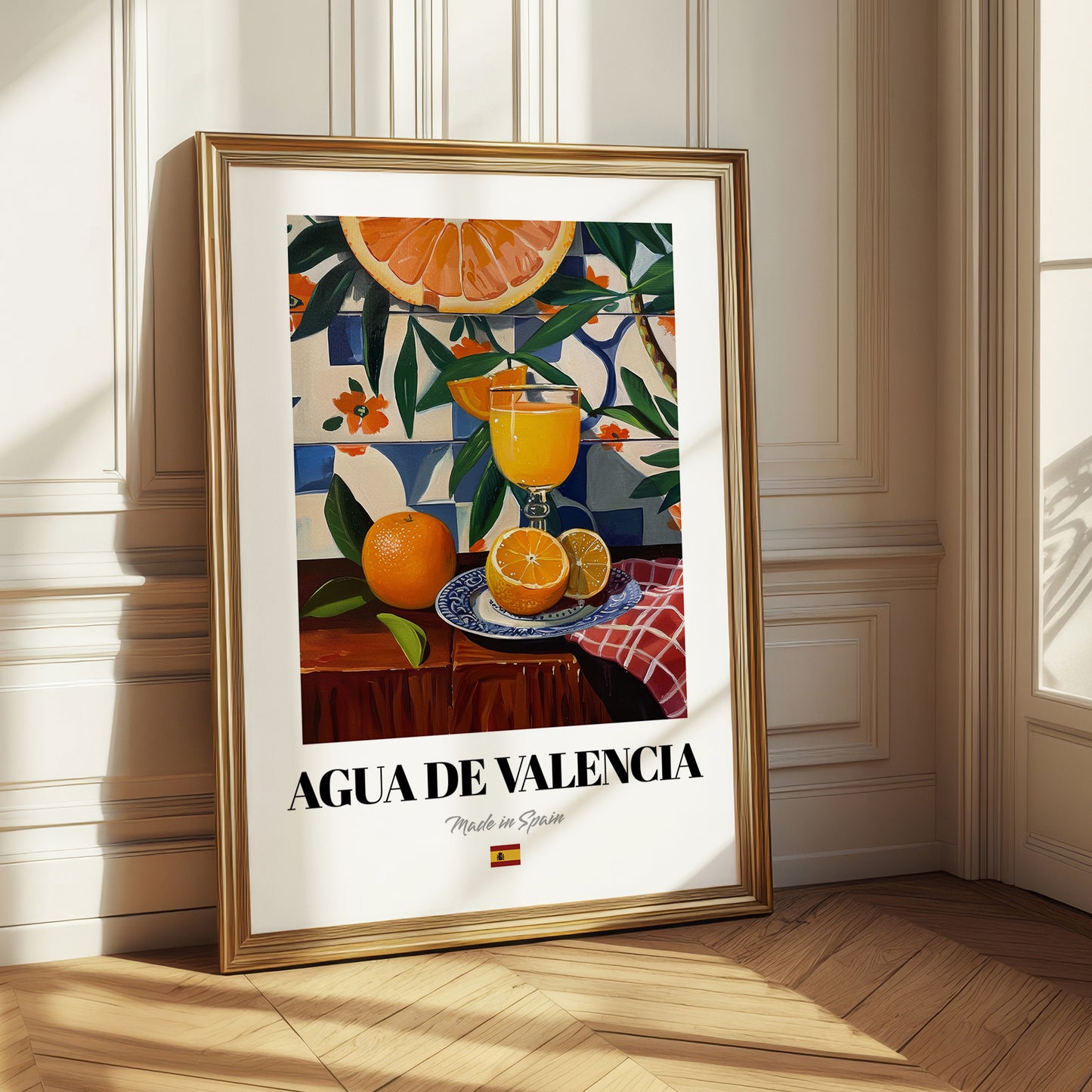Agua de Valencia – Spanish Cocktail Drink, Hotel Lobby Wall Art