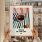 Tinto de Verano – Spanish Cocktail Drink, Speakeasy Illustration, styled in a charming Paris street view
