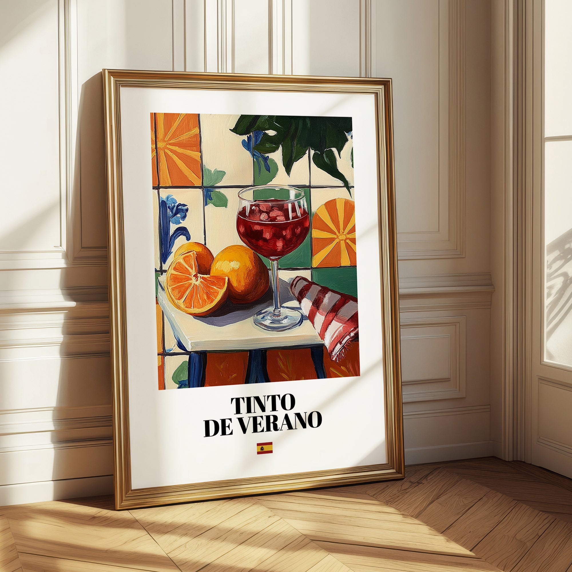Tinto de Verano – Spanish Cocktail Drink, Sky Bar Art
