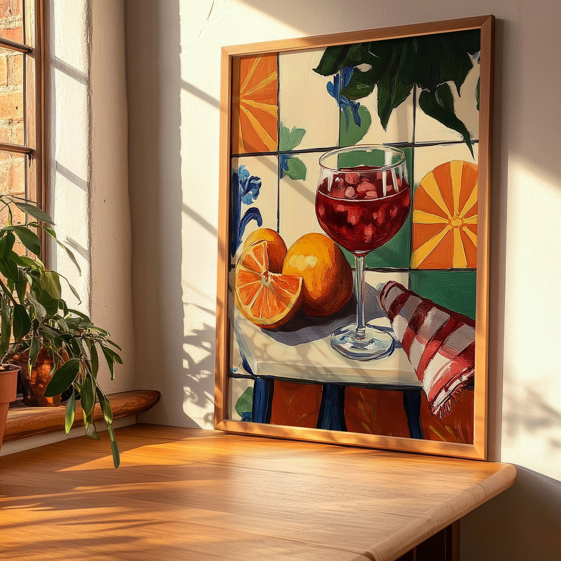 Tinto de Verano – Spanish Cocktail Drink, Sky Bar Art, clean layout with no caption