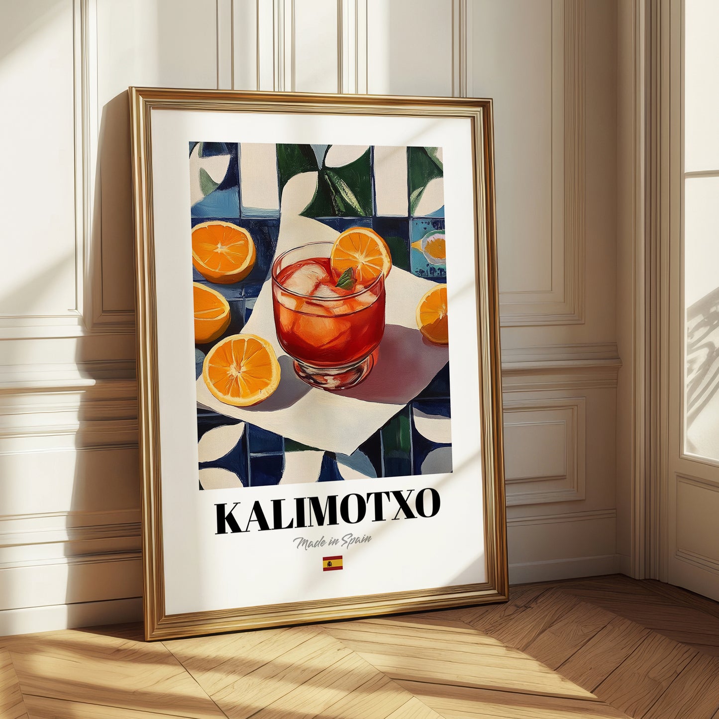 Kalimotxo – Spanish Cocktail Drink, Sky Bar Painting