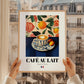 Café au Lait – French Coffee, Café Painting, styled in a charming Paris street view