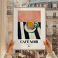Café Noir – French Coffee, Konditorei Poster, styled in a charming Paris street view