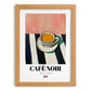 Café Noir – French Coffee, Konditorei Poster, set in oak frame