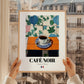 Café Noir – French Coffee, Espresso Bar Art, styled in a charming Paris street view