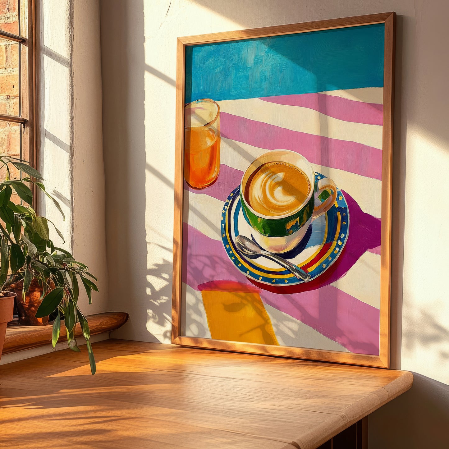 Café Allongé – French Coffee, Coffeehouse Poster, clean layout with no caption
