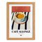 Café Allongé – French Coffee, Book Café Wall Decor, set in oak frame