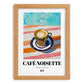 Café Noisette – French Coffee, Espresso Bar Wall Art, set in oak frame