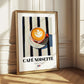 Café Noisette – French Coffee, Book Café Illustration