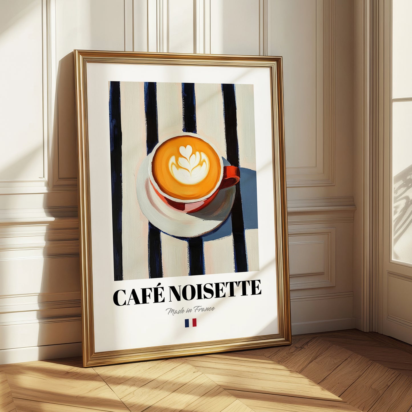 Café Noisette – French Coffee, Book Café Illustration