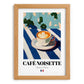Café Noisette – French Coffee, Book Café Art, set in oak frame