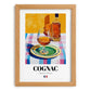 Cognac – French Spirit Drink, Hotel Lobby Painting, set in oak frame