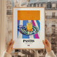 Pastis – French Spirit Drink, Hotel Lobby Art, styled in a charming Paris street view