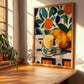 Pastis – French Spirit Drink, Rooftop Terrace Wall Art, clean layout with no caption