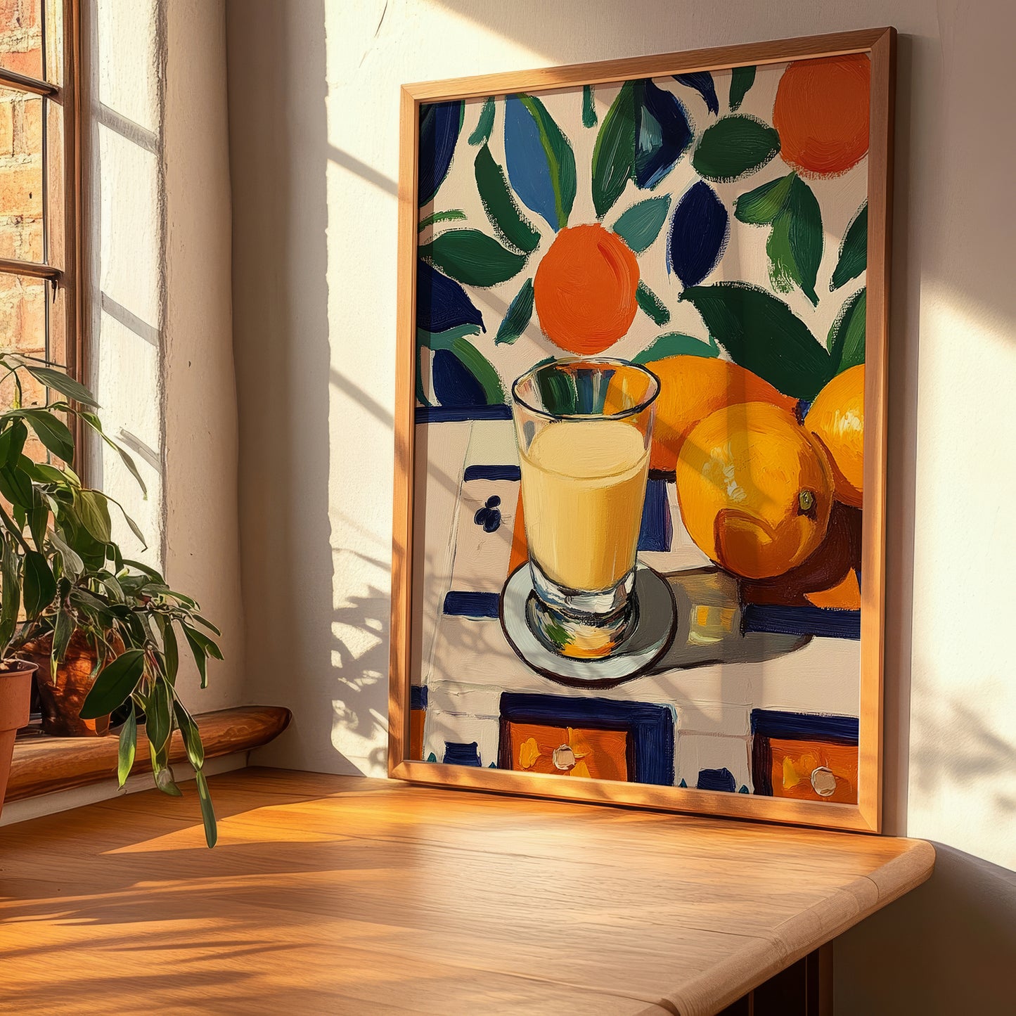 Pastis – French Spirit Drink, Rooftop Terrace Wall Art, clean layout with no caption
