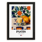 Pastis – French Spirit Drink, Rooftop Terrace Wall Art, in sleek black frame