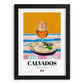 Calvados – French Spirit Drink, Hotel Lobby Wall Art, in sleek black frame