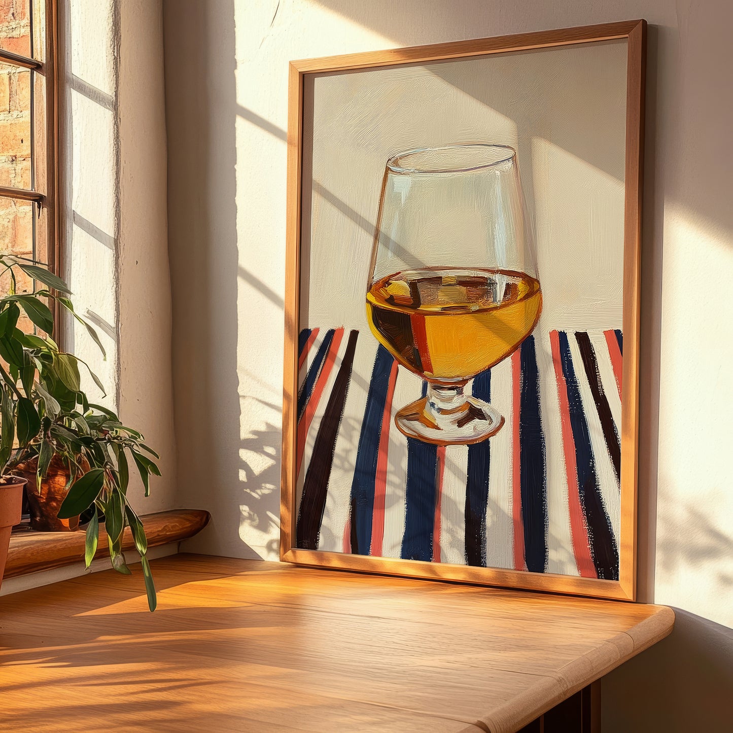 Calvados – French Spirit Drink, Beach Bar Illustration, clean layout with no caption