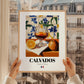 Calvados – French Spirit Drink, Hotel Lobby Still Life, styled in a charming Paris street view