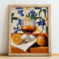 Calvados – French Spirit Drink, Hotel Lobby Still Life, no-text version framed in wood