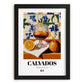 Calvados – French Spirit Drink, Hotel Lobby Still Life, in sleek black frame