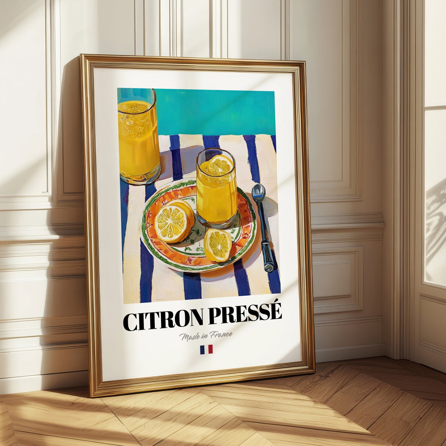Citron Pressé – French Beverage Drink, Hotel Lobby Still Life