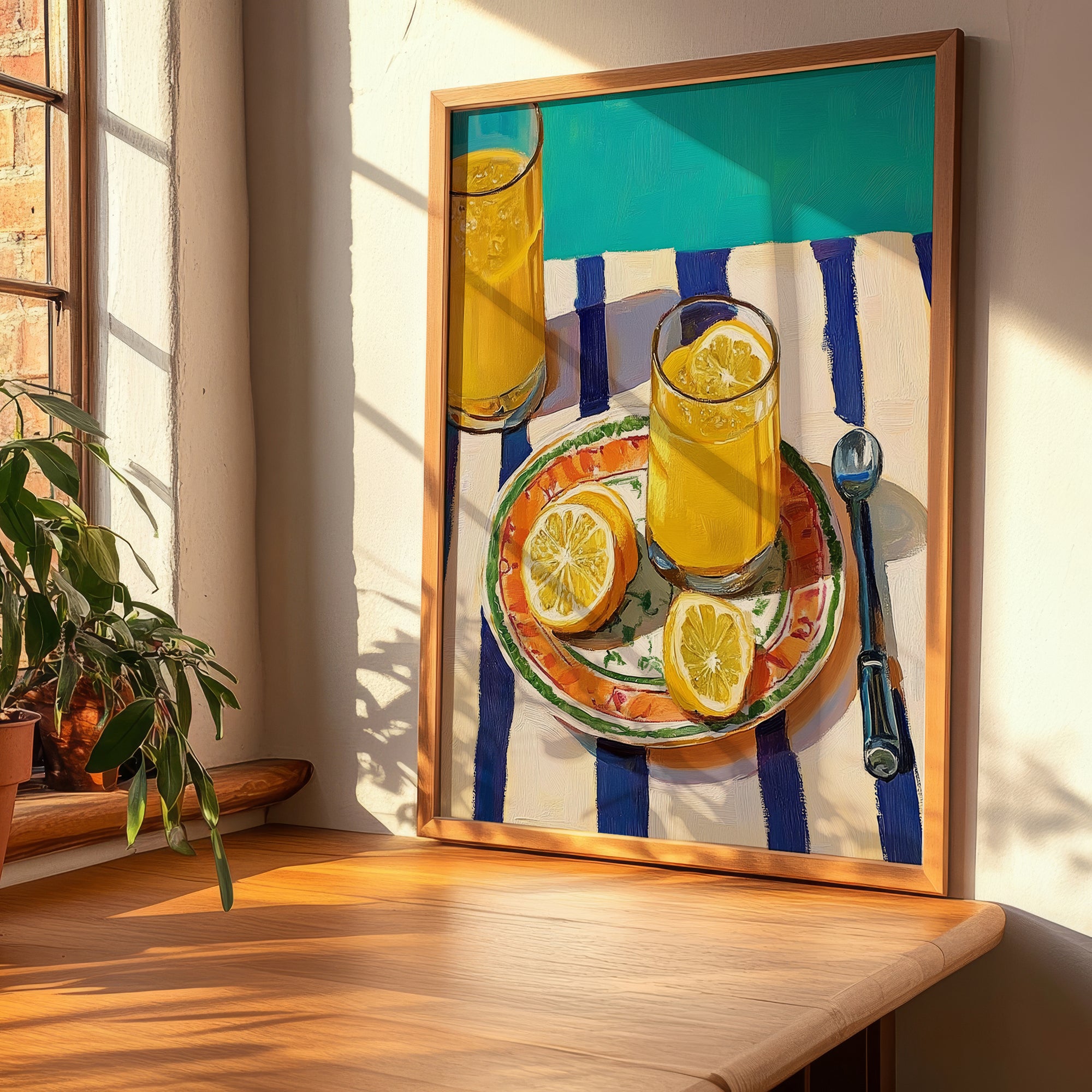 Citron Pressé – French Beverage Drink, Hotel Lobby Still Life, clean layout with no caption