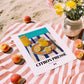Citron Pressé – French Beverage Drink, Hotel Lobby Still Life, unframed on coastal sand