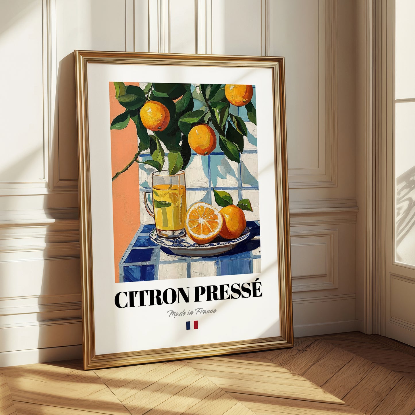 Citron Pressé – French Beverage Drink, Speakeasy Painting