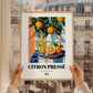 Citron Pressé – French Beverage Drink, Speakeasy Painting, styled in a charming Paris street view
