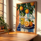 Citron Pressé – French Beverage Drink, Speakeasy Painting, clean layout with no caption
