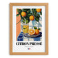 Citron Pressé – French Beverage Drink, Speakeasy Painting, set in oak frame