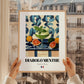 Diabolo Menthe – French Beverage Drink, Beach Bar Poster, styled in a charming Paris street view