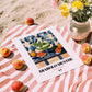 Diabolo Menthe – French Beverage Drink, Beach Bar Poster, unframed on coastal sand