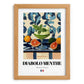 Diabolo Menthe – French Beverage Drink, Beach Bar Poster, set in oak frame