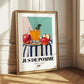 Jus de Pomme – French Beverage Drink, Cocktail Lounge Poster