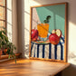 Jus de Pomme – French Beverage Drink, Cocktail Lounge Poster, clean layout with no caption
