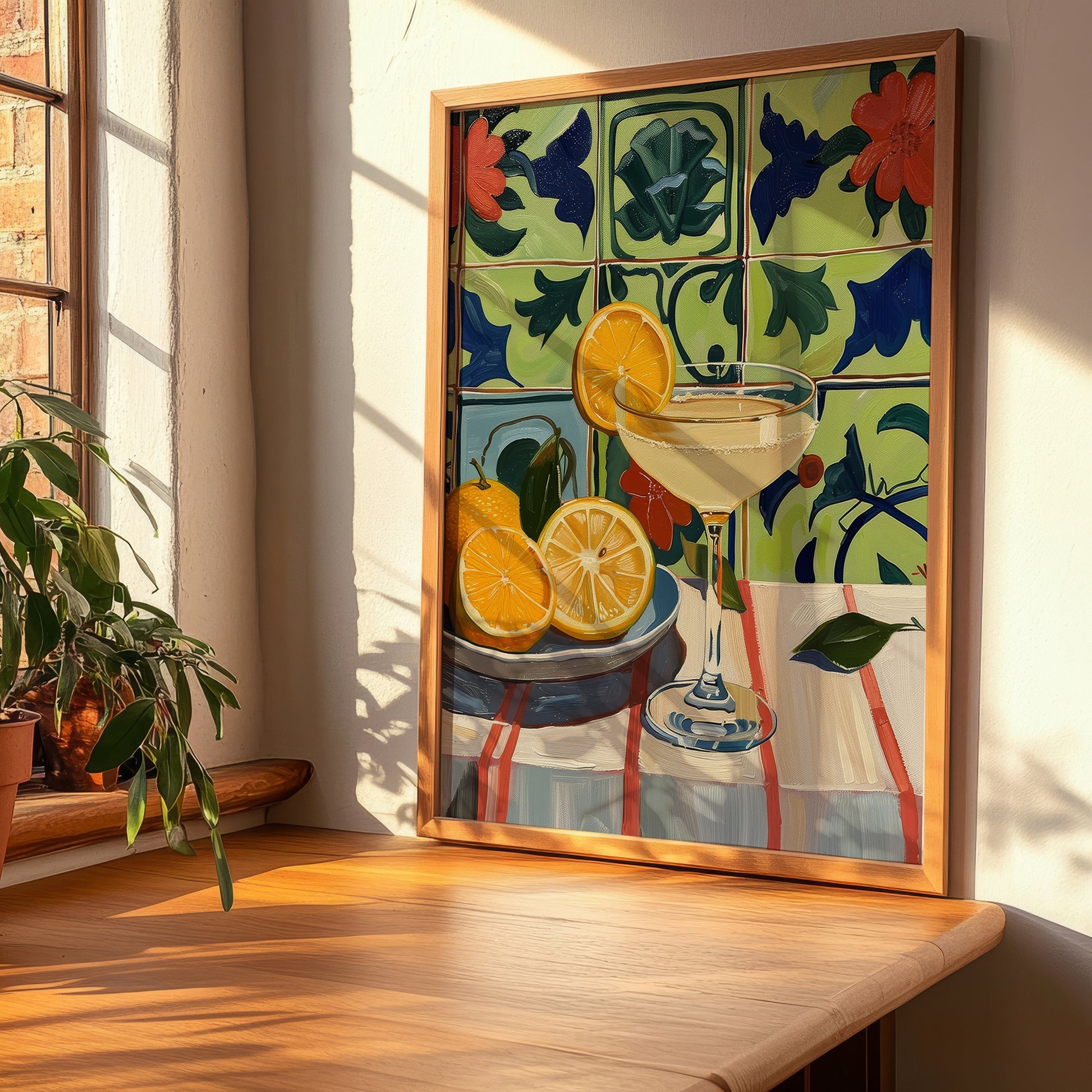 French 75 – French Cocktail Drink, Beach Bar Art, clean layout with no caption
