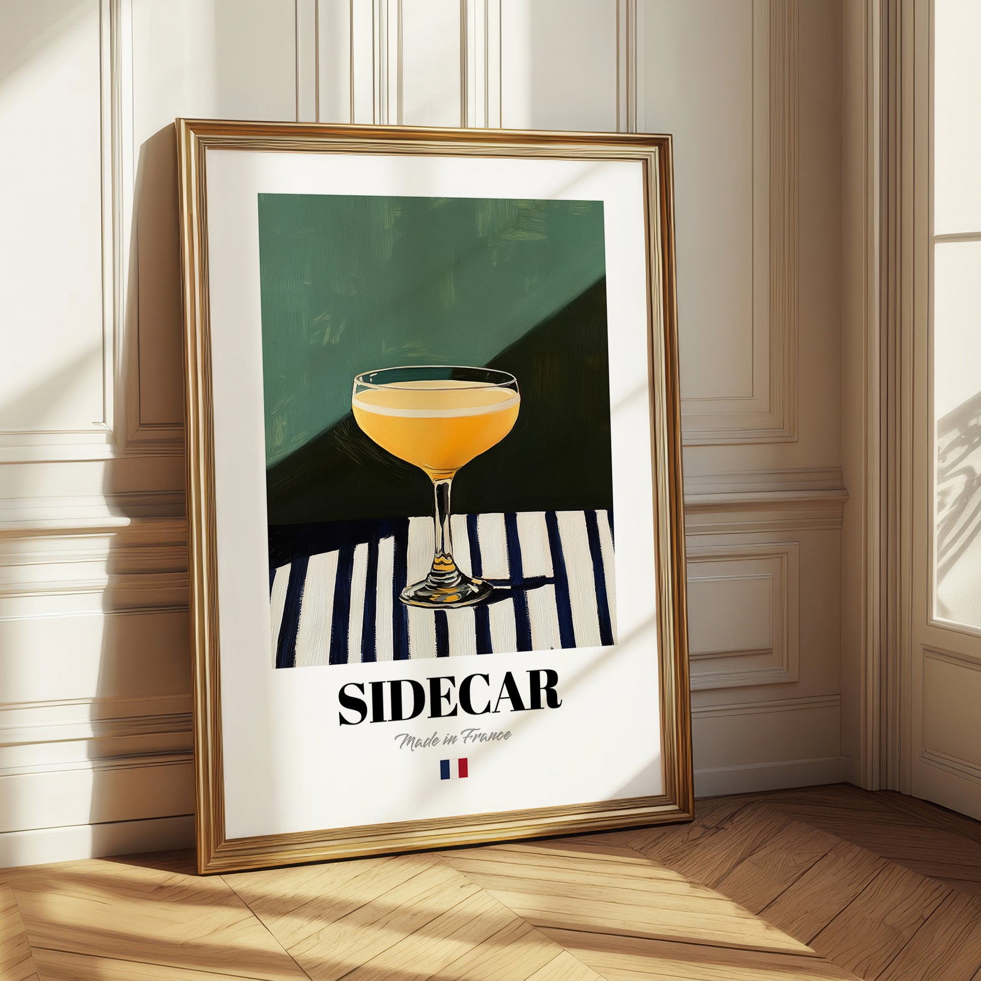 Sidecar – French Cocktail Drink, Cocktail Lounge Wall Art