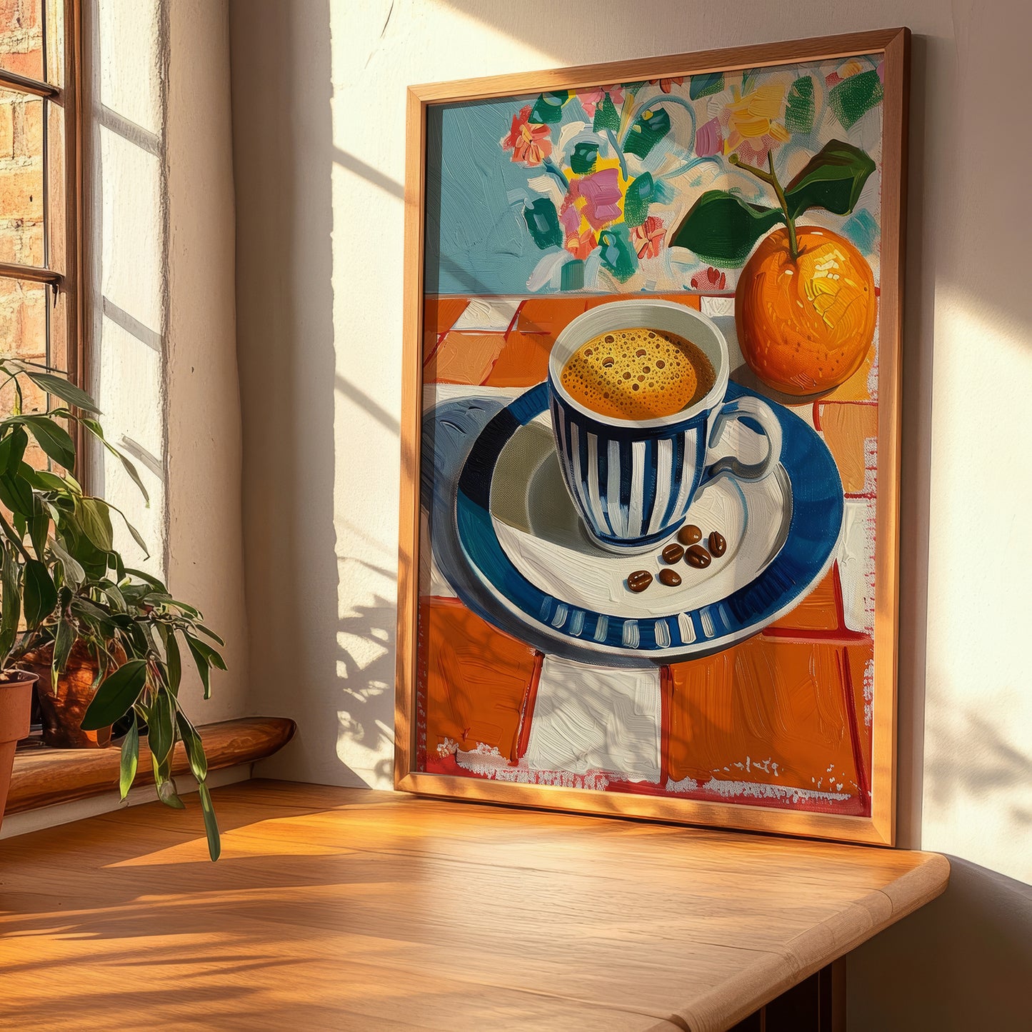 Espresso – Italian Coffee, Café Illustration, clean layout with no caption