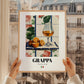 Grappa – Italian Spirit Drink, Hotel Lobby Wall Decor, styled in a charming Paris street view