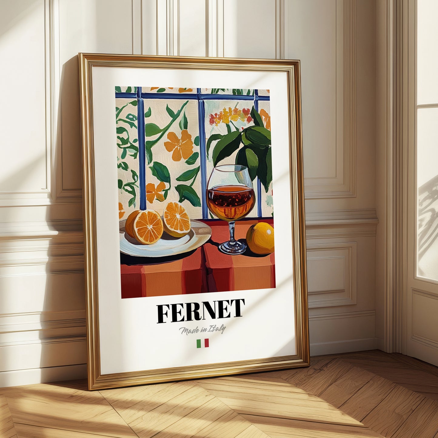 Fernet – Italian Liqueur Drink, Hotel Lobby Print